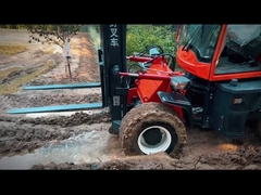 3.5T Vorklift voor ruw terrein (indexas) voor het tillen van 3 tot 6 m